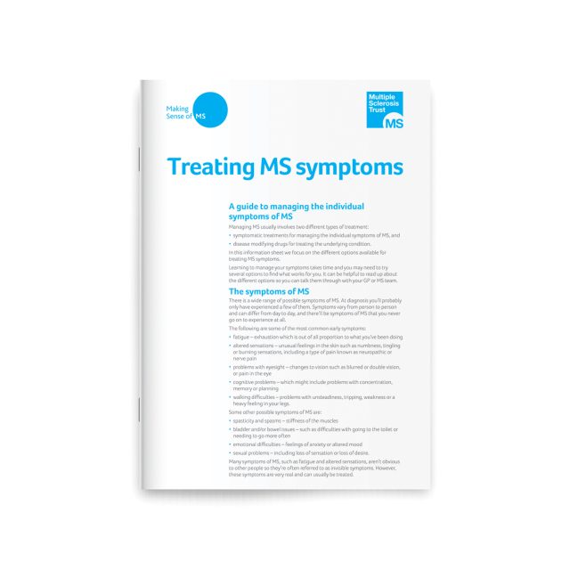 Treating MS symptoms