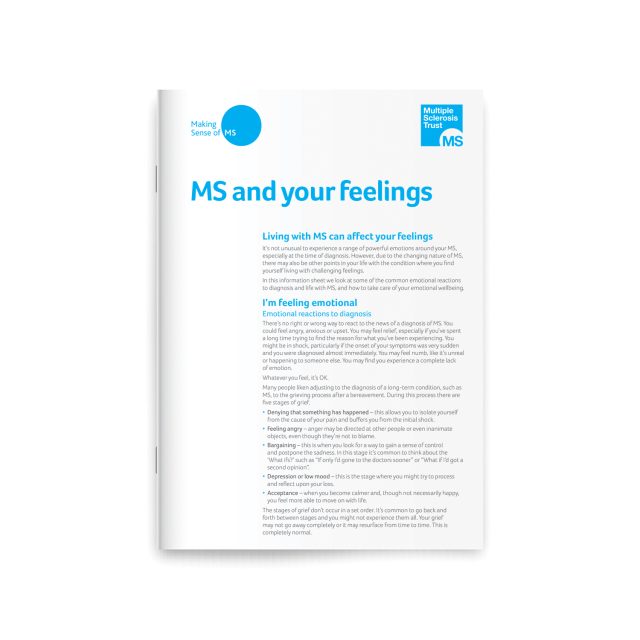 MS and your feelings