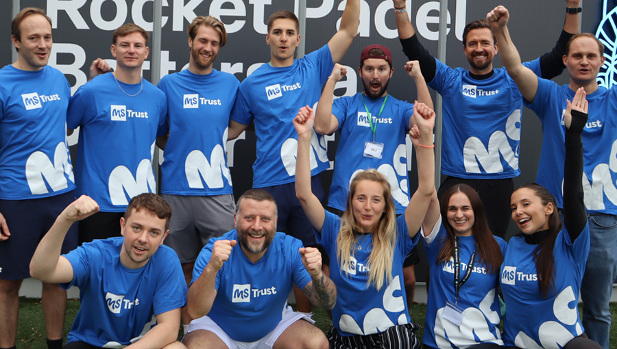 Group fundraising for MS Trust